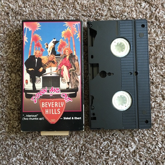 📼 Down And Out In Beverly Hills VHS - Picture 3 of 4